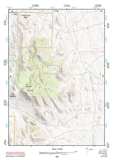 38113NW Page 100 Wah Wah Mountains North Topo Preview 1