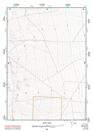 38113NW Page 101 Wah Wah Mountains North Topo Preview 1
