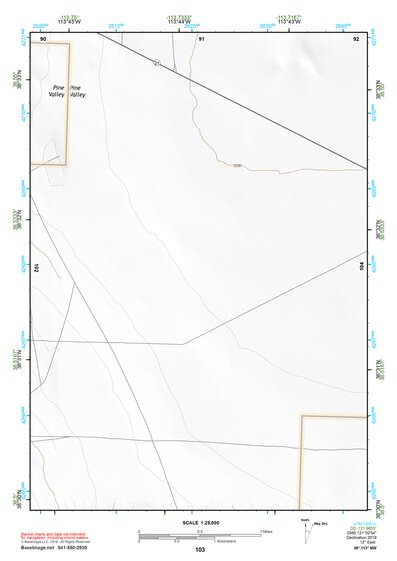 38113NW Page 103 Wah Wah Mountains North Topo Preview 1