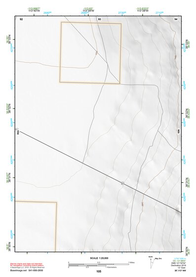 38113NW Page 105 Wah Wah Mountains North Topo Preview 1