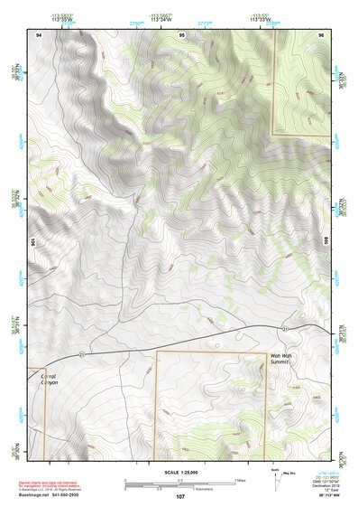 38113NW Page 107 Wah Wah Mountains North Topo Preview 1
