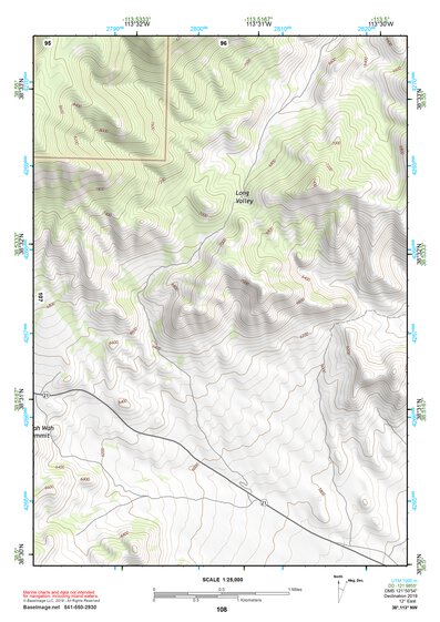 38113NW Page 108 Wah Wah Mountains North Topo Preview 1