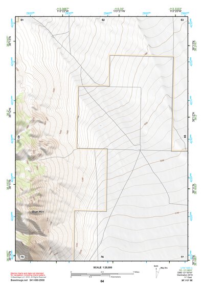 38113SE Page 64 Wah Wah Mountains South Topo Preview 1