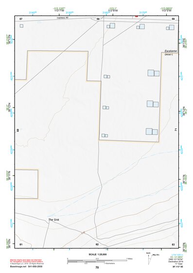 38113SE Page 70 Wah Wah Mountains South Topo Preview 1