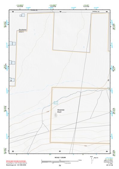 38113SE Page 71 Wah Wah Mountains South Topo Preview 1