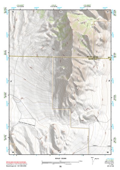 38113SE Page 75 Wah Wah Mountains South Topo Preview 1