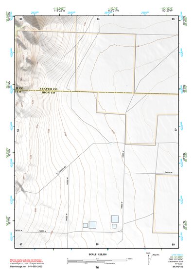 38113SE Page 76 Wah Wah Mountains South Topo Preview 1
