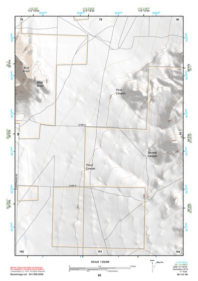 38113SE Page 91 Wah Wah Mountains South Topo Preview 1