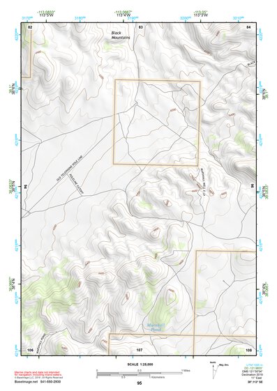 38113SE Page 95 Wah Wah Mountains South Topo Preview 1