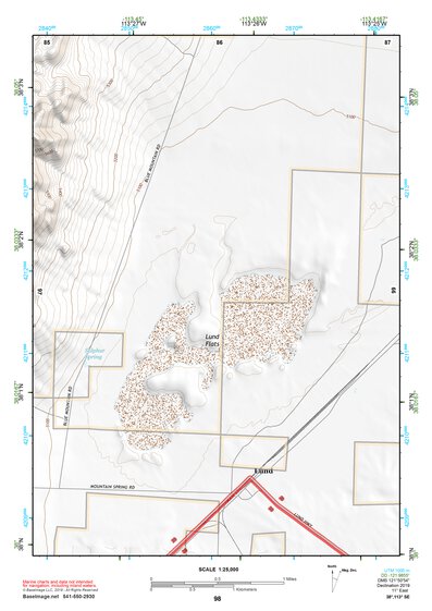 38113SE Page 98 Wah Wah Mountains South Topo Preview 1