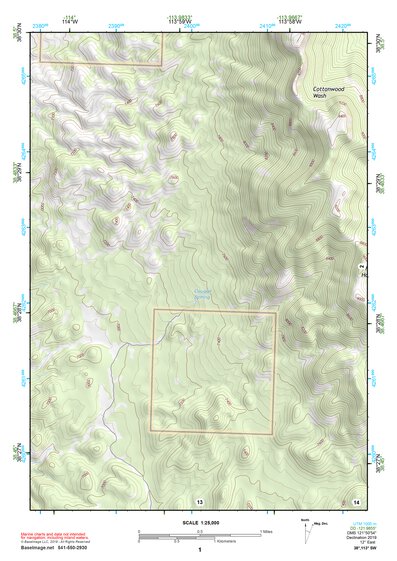 38113SW Page 1 Wah Wah Mountains South Topo Preview 1