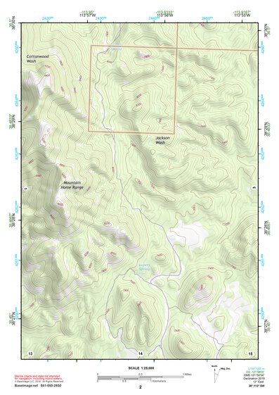 38113SW Page 2 Wah Wah Mountains South Topo Preview 1