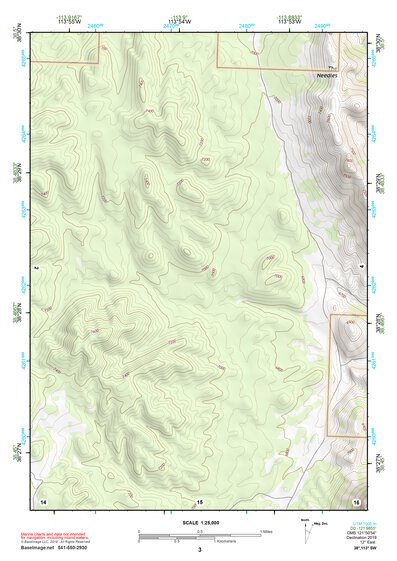38113SW Page 3 Wah Wah Mountains South Topo Preview 1