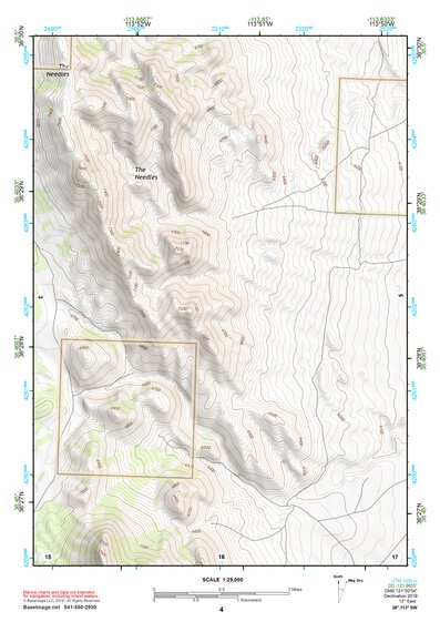 38113SW Page 4 Wah Wah Mountains South Topo Preview 1