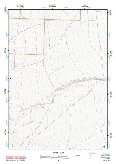 38113SW Page 5 Wah Wah Mountains South Topo Preview 1