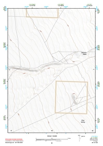38113SW Page 6 Wah Wah Mountains South Topo Preview 1