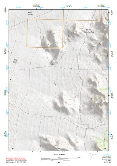 38113SW Page 10 Wah Wah Mountains South Topo Preview 1