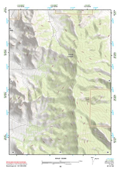 38113SW Page 11 Wah Wah Mountains South Topo Preview 1