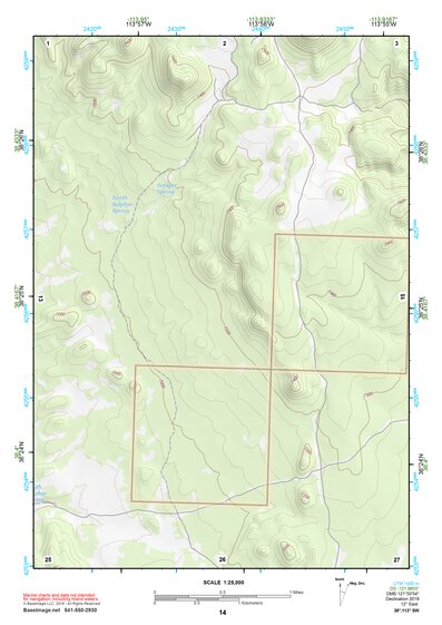 38113SW Page 14 Wah Wah Mountains South Topo Preview 1
