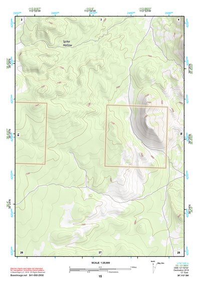 38113SW Page 15 Wah Wah Mountains South Topo Preview 1