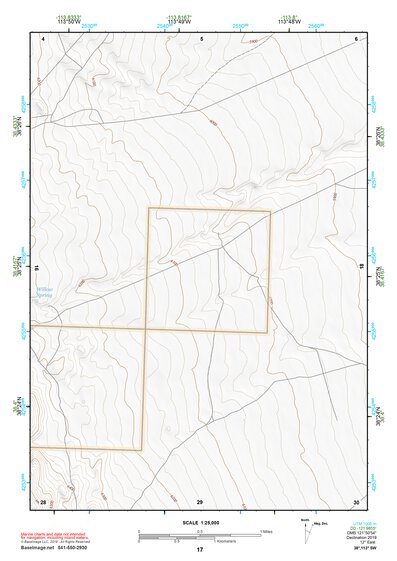 38113SW Page 17 Wah Wah Mountains South Topo Preview 1