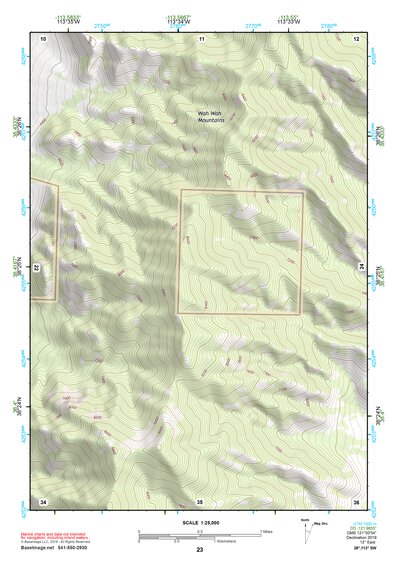 38113SW Page 23 Wah Wah Mountains South Topo Preview 1