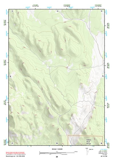 38113SW Page 26 Wah Wah Mountains South Topo Preview 1