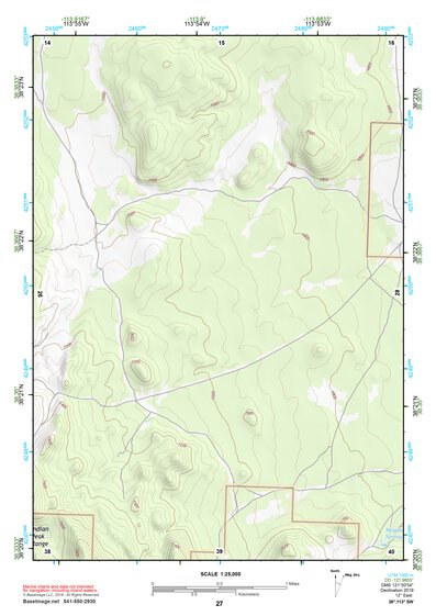 38113SW Page 27 Wah Wah Mountains South Topo Preview 1