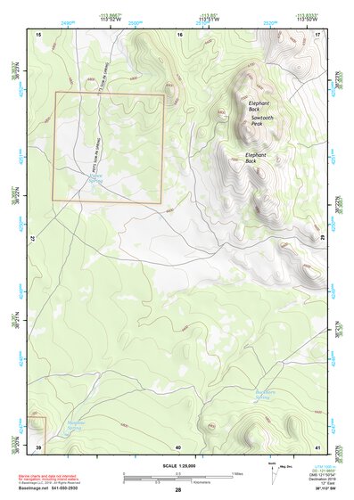 38113SW Page 28 Wah Wah Mountains South Topo Preview 1