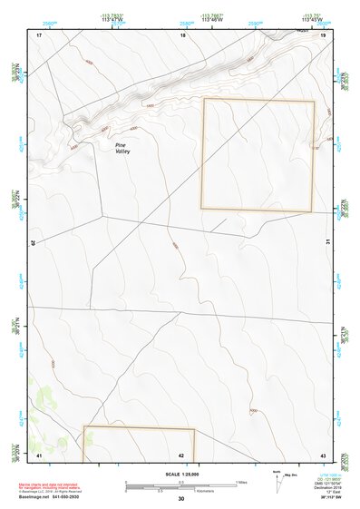 38113SW Page 30 Wah Wah Mountains South Topo Preview 1