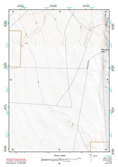 38113SW Page 31 Wah Wah Mountains South Topo Preview 1