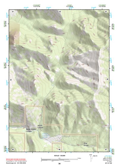 38113SW Page 34 Wah Wah Mountains South Topo Preview 1