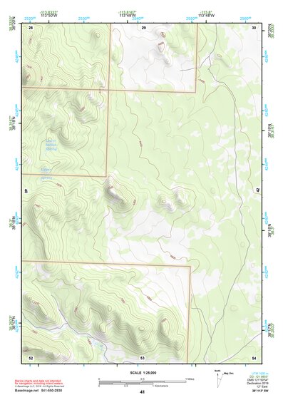 38113SW Page 41 Wah Wah Mountains South Topo Preview 1