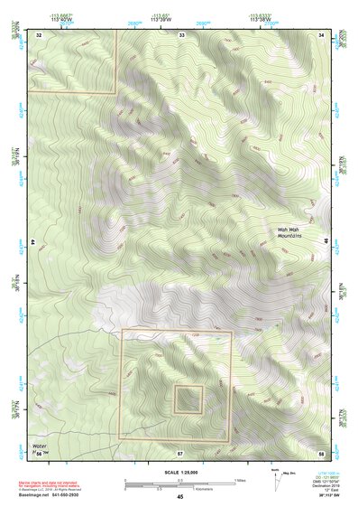 38113SW Page 45 Wah Wah Mountains South Topo Preview 1