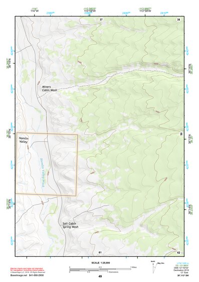 38113SW Page 49 Wah Wah Mountains South Topo Preview 1