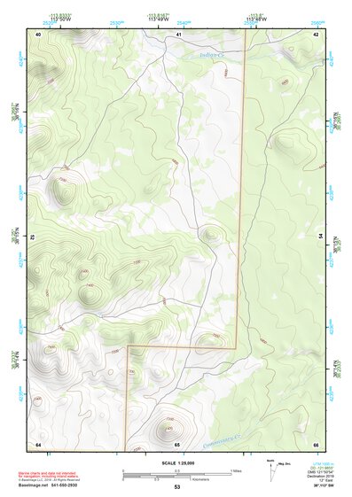 38113SW Page 53 Wah Wah Mountains South Topo Preview 1