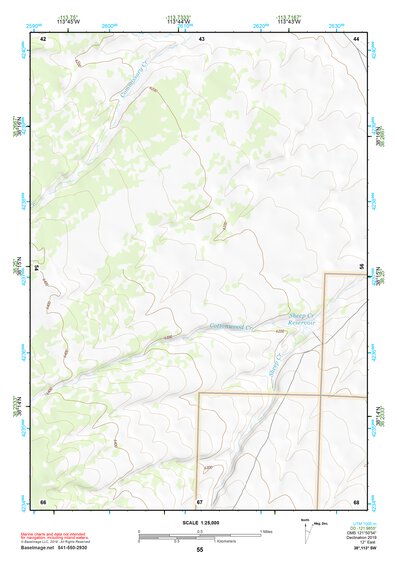 38113SW Page 55 Wah Wah Mountains South Topo Preview 1