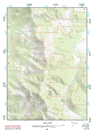 38113SW Page 64 Wah Wah Mountains South Topo Preview 1