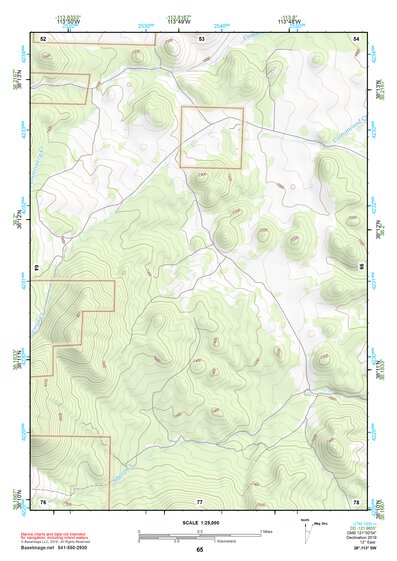38113SW Page 65 Wah Wah Mountains South Topo Preview 1