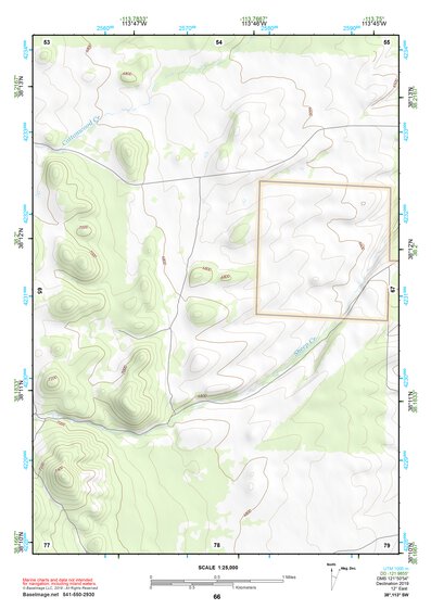 38113SW Page 66 Wah Wah Mountains South Topo Preview 1