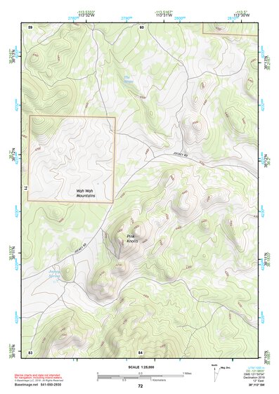 38113SW Page 72 Wah Wah Mountains South Topo Preview 1
