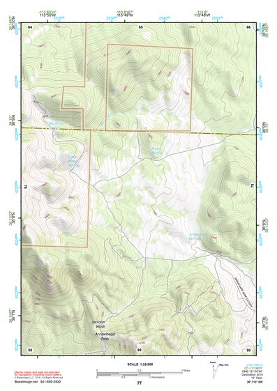 38113SW Page 77 Wah Wah Mountains South Topo Preview 1