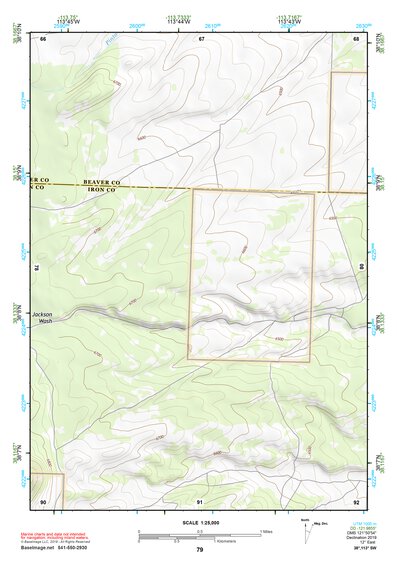 38113SW Page 79 Wah Wah Mountains South Topo Preview 1