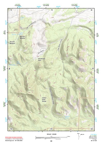 38113SW Page 91 Wah Wah Mountains South Topo Preview 1