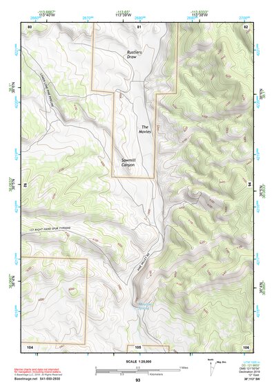 38113SW Page 93 Wah Wah Mountains South Topo Preview 1