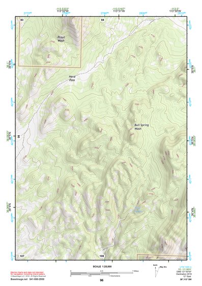38113SW Page 96 Wah Wah Mountains South Topo Preview 1