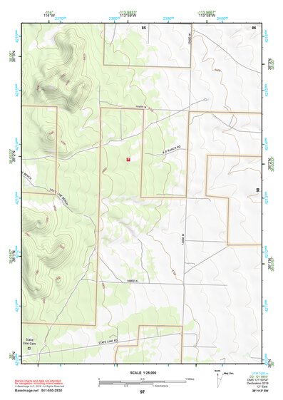 38113SW Page 97 Wah Wah Mountains South Topo Preview 1