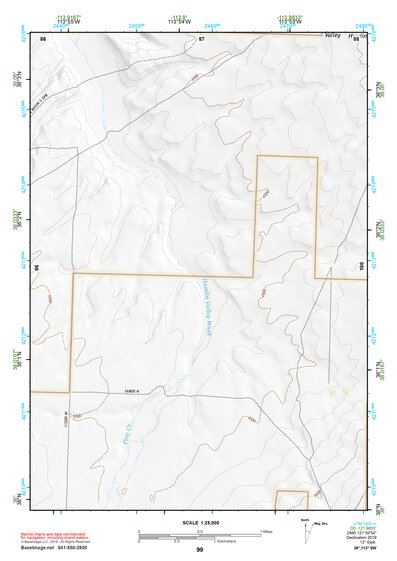 38113SW Page 99 Wah Wah Mountains South Topo Preview 1