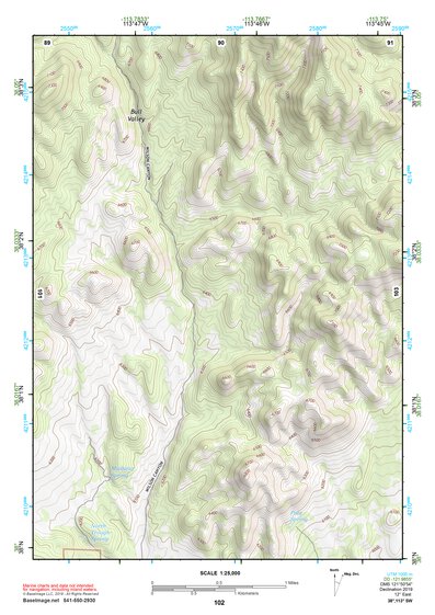38113SW Page 102 Wah Wah Mountains South Topo Preview 1