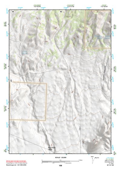 38113SW Page 108 Wah Wah Mountains South Topo Preview 1